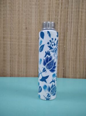 Flower Painted Water Bottle